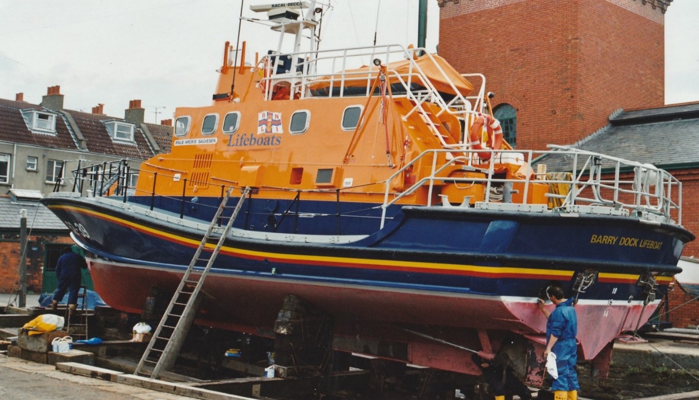 Mickie Salveson Lifeboat on slip c. 2003 -2006